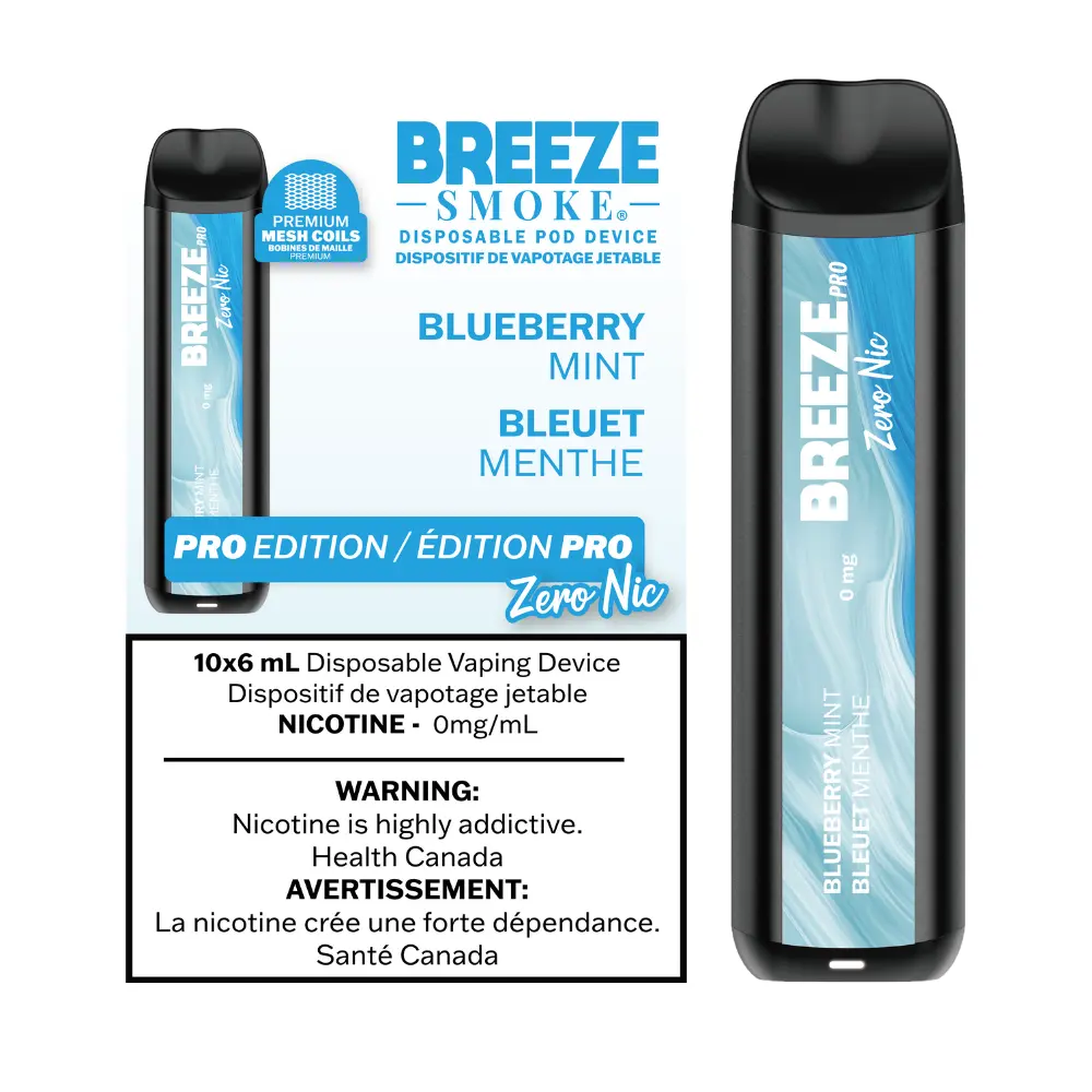 Breeze Pro Zero Nic 2k | Vape Cloud Canada