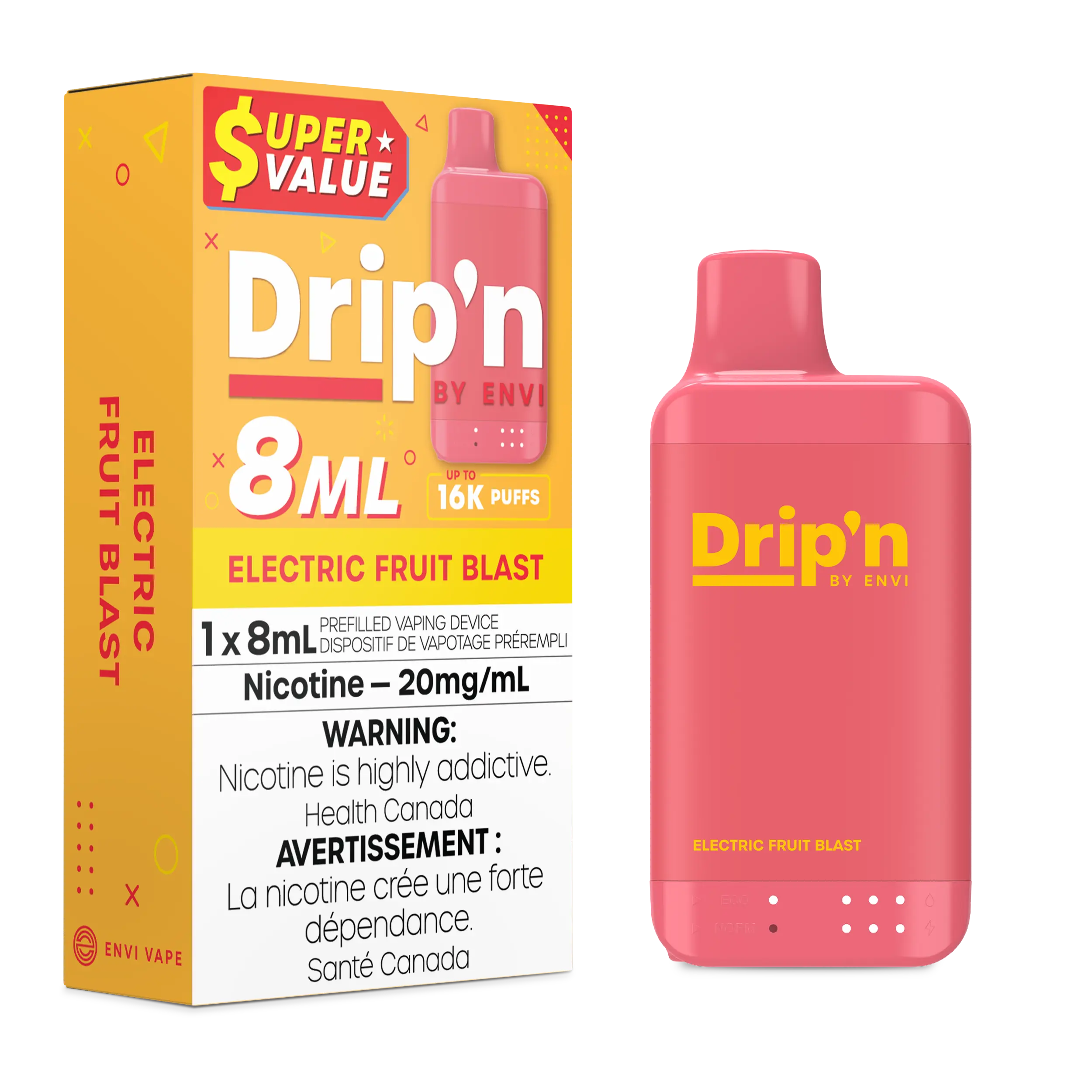 Drip'n by Envi 8ml Disposable | Vape Cloud Canada - Image 2