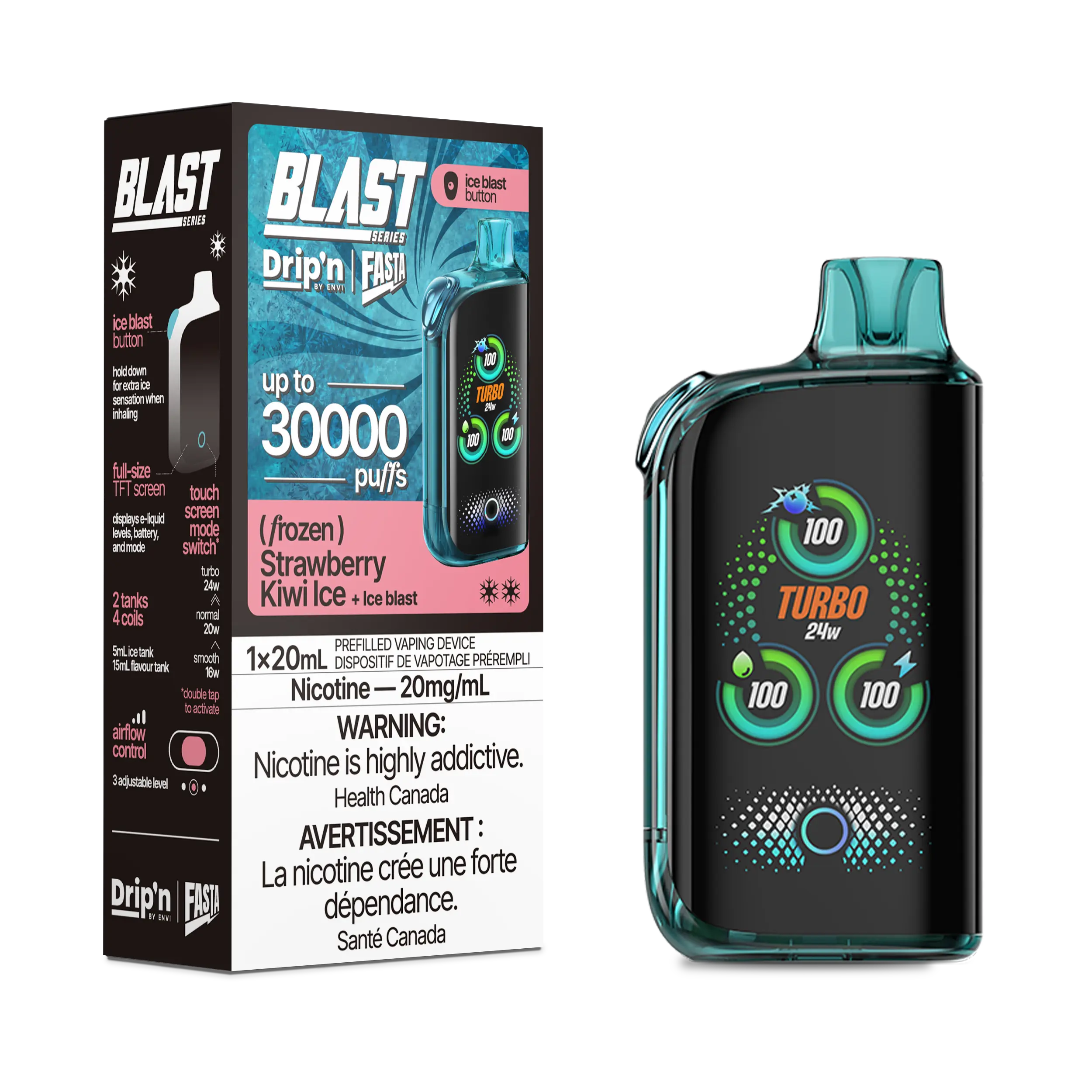 Drip'n by Envi Fasta Blast 30k | Vape Cloud Canada - Image 42
