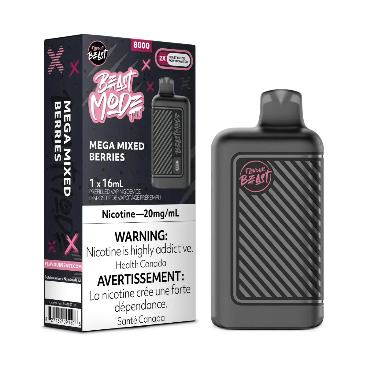Flavour Beast - Beast Mode 8k | Vape Cloud Canada - Image 3