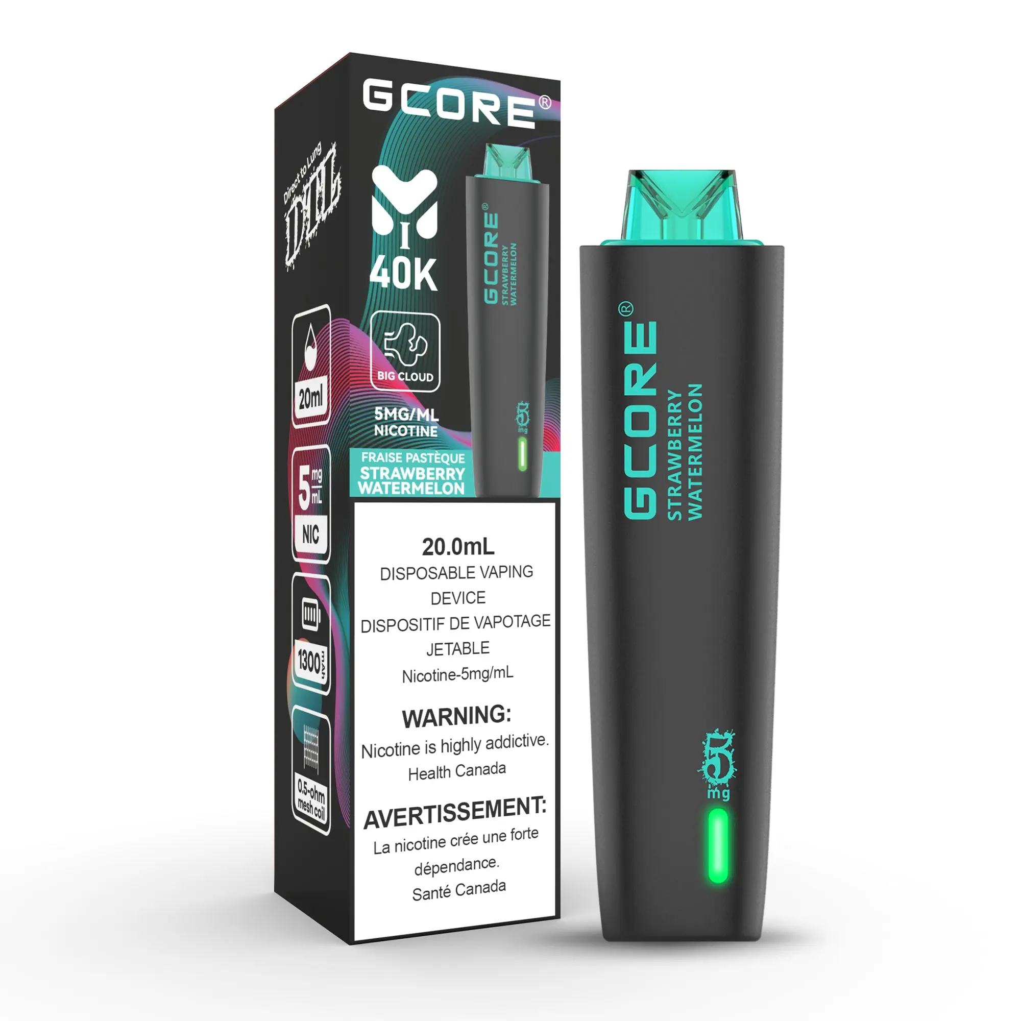 GCORE Hookah (5mg) | Vape Cloud Canada