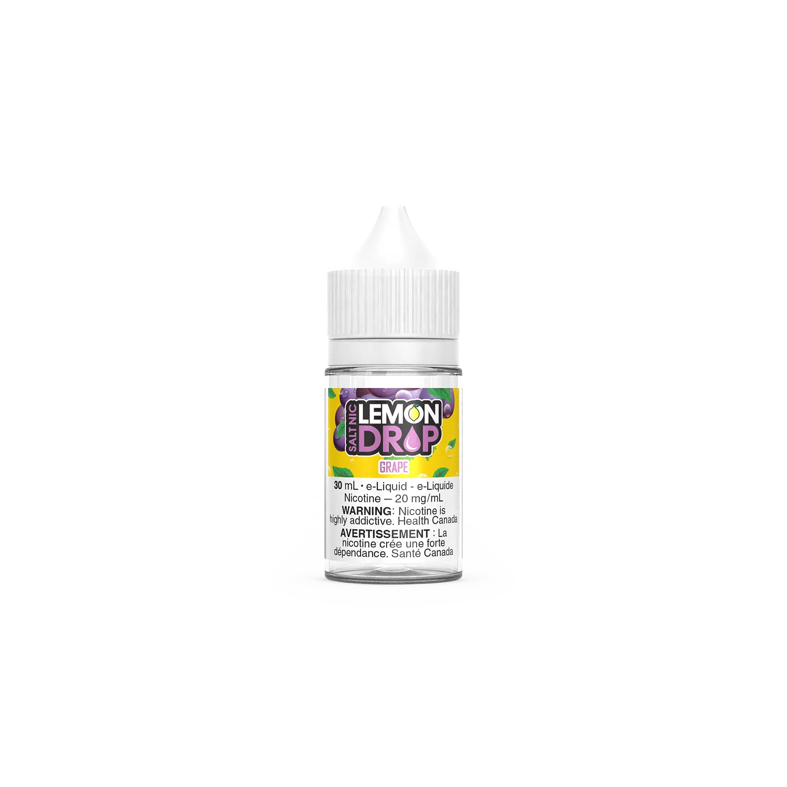 Lemon Drop Nic Salt - Grape (30mL) | Vape Cloud Canada