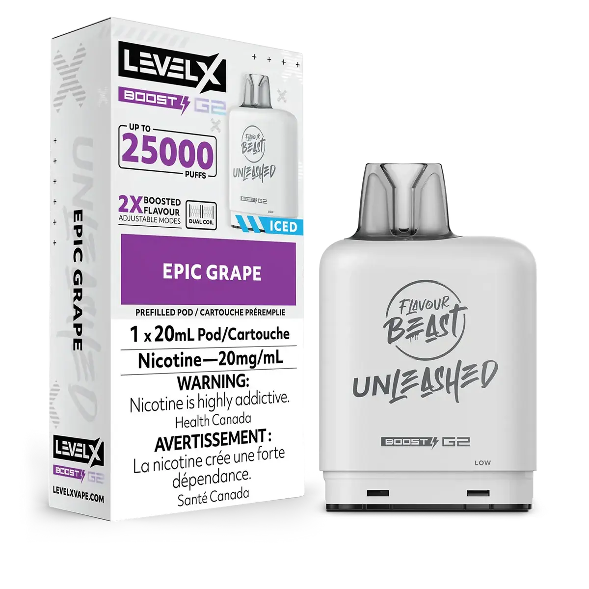 Level X Boost - Flavour Beast Unleashed - Vape Cloud Canada - Image 13