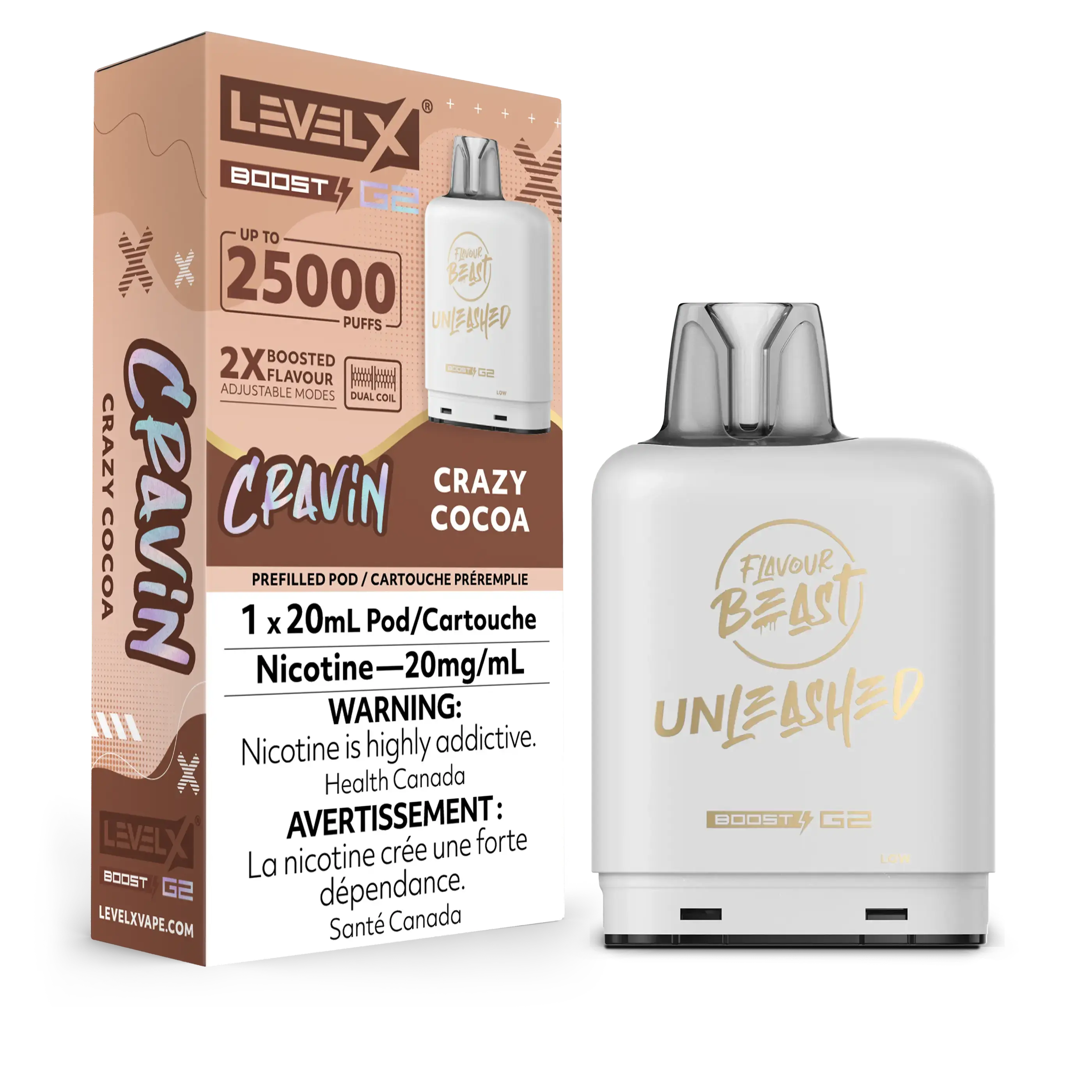 Level X Boost - Flavour Beast Unleashed - Vape Cloud Canada - Image 2