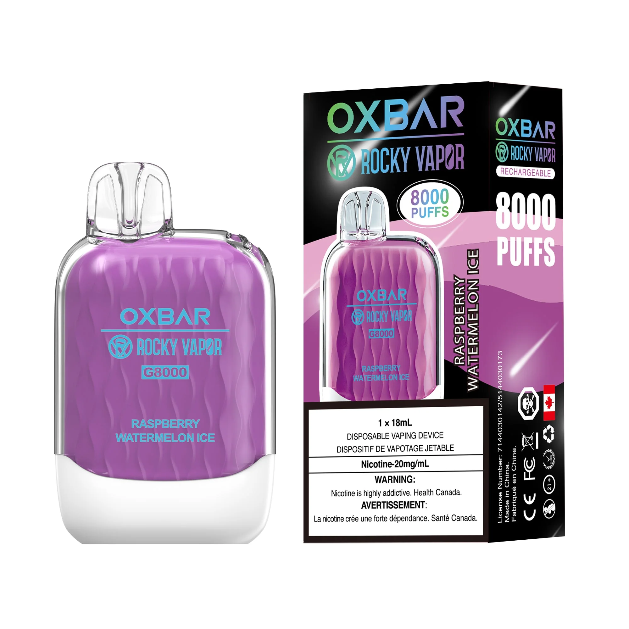 OxBar G8000 | Vape Cloud Canada - Image 12