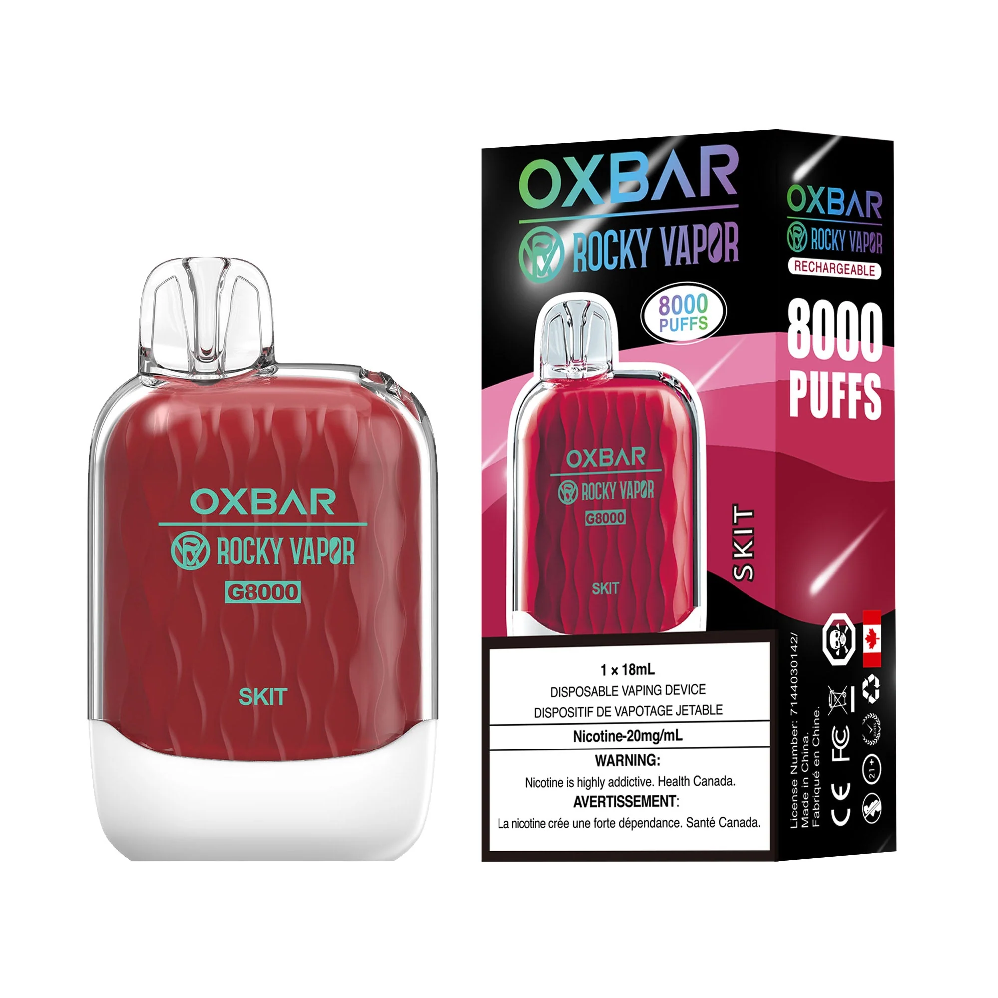 OxBar G8000 | Vape Cloud Canada - Image 13