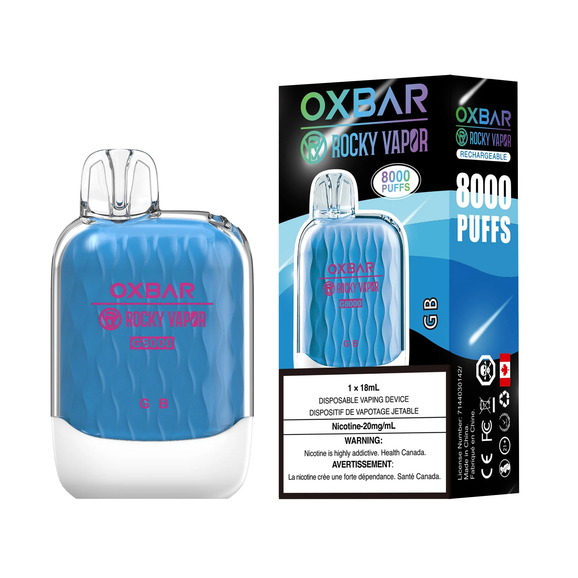 OxBar G8000 | Vape Cloud Canada - Image 6