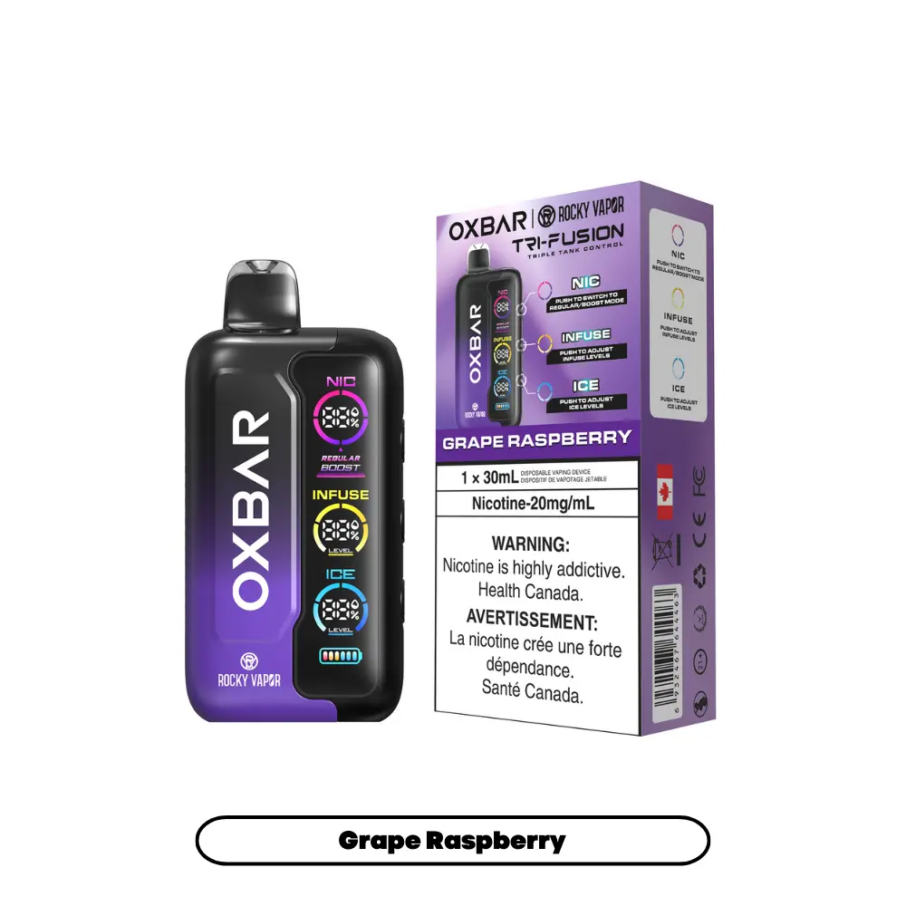 Rocky Vapor Oxbar Tri Fusion | Vape Cloud Canada - Image 5