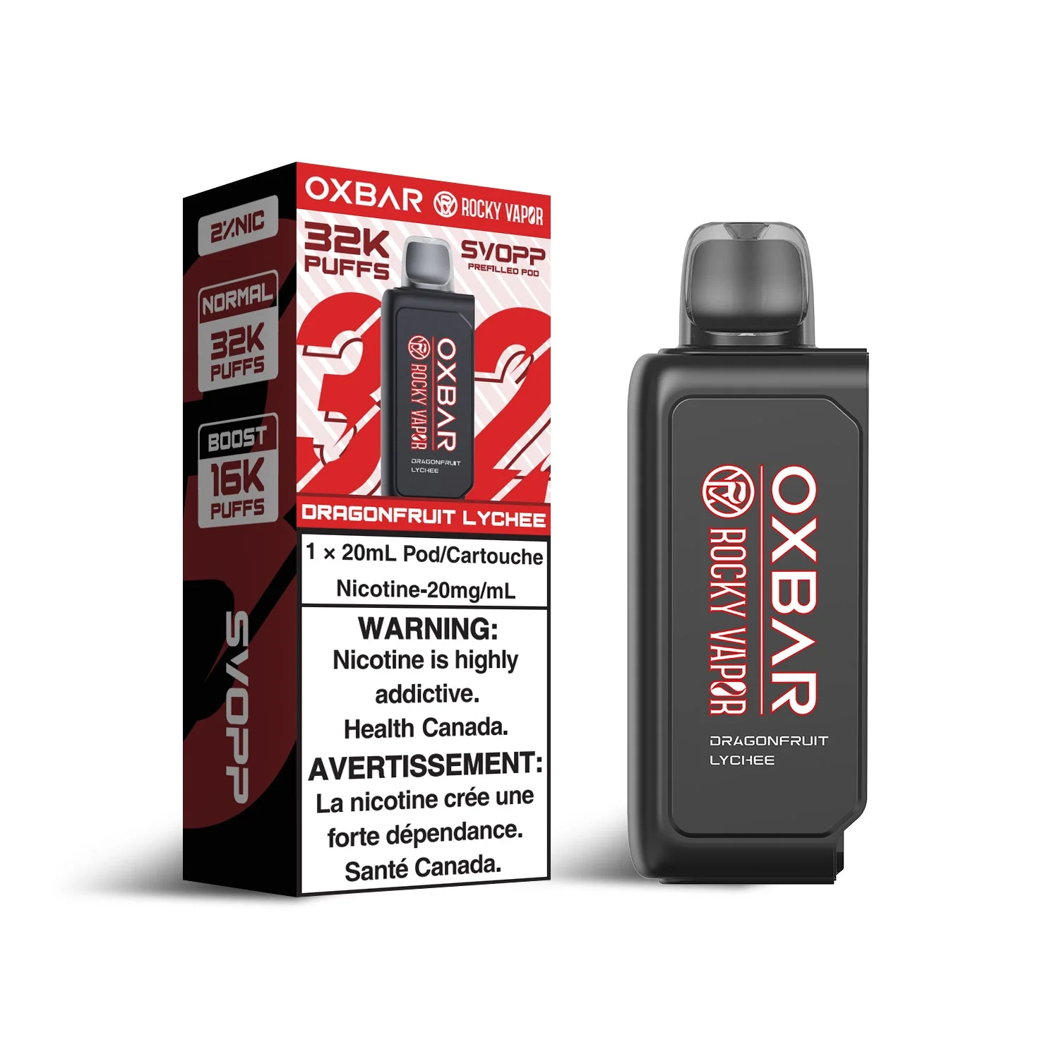 OxBar X Rocky Vapor - Svopp 32k | Vape Cloud Canada - Image 10