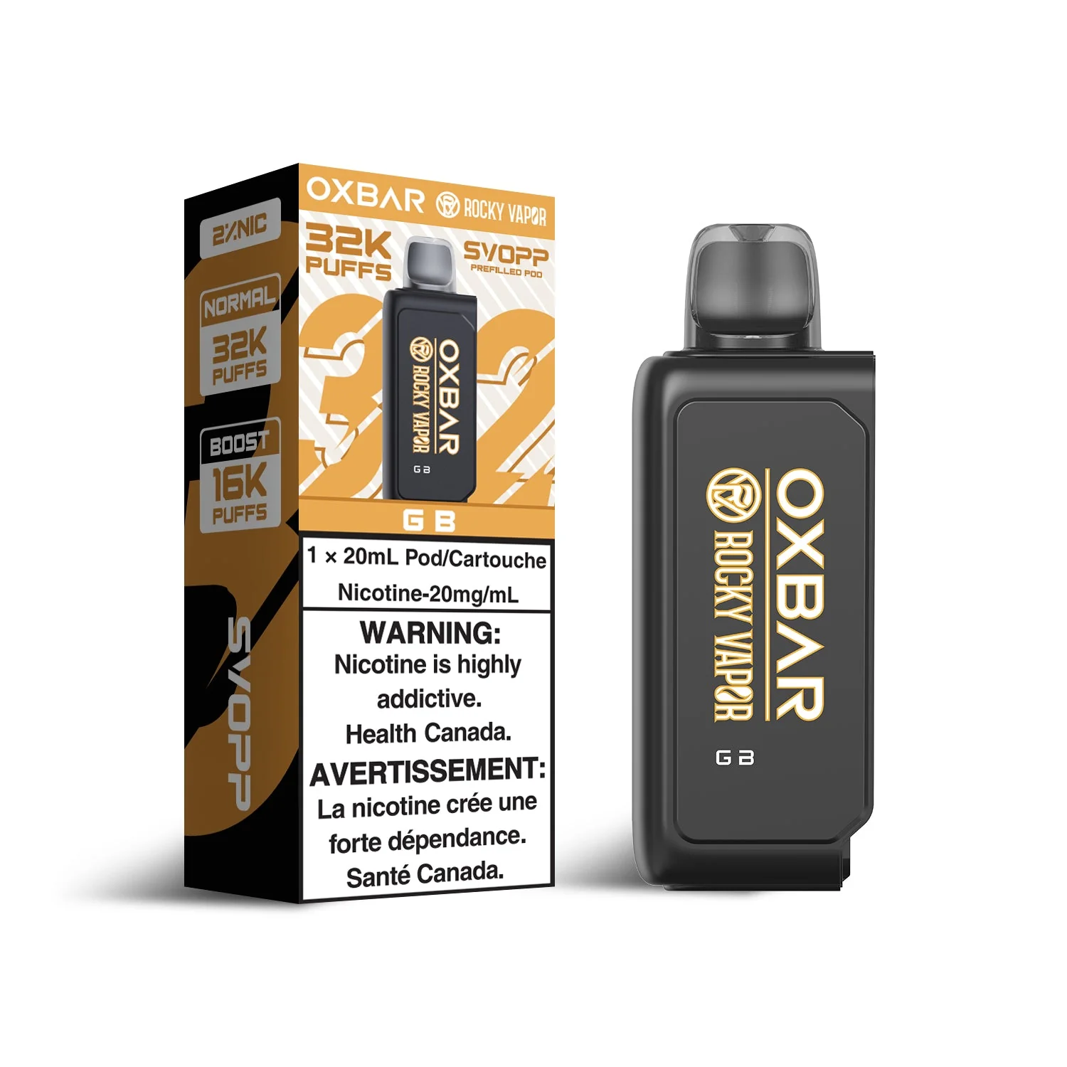 OxBar X Rocky Vapor - Svopp 32k | Vape Cloud Canada - Image 11