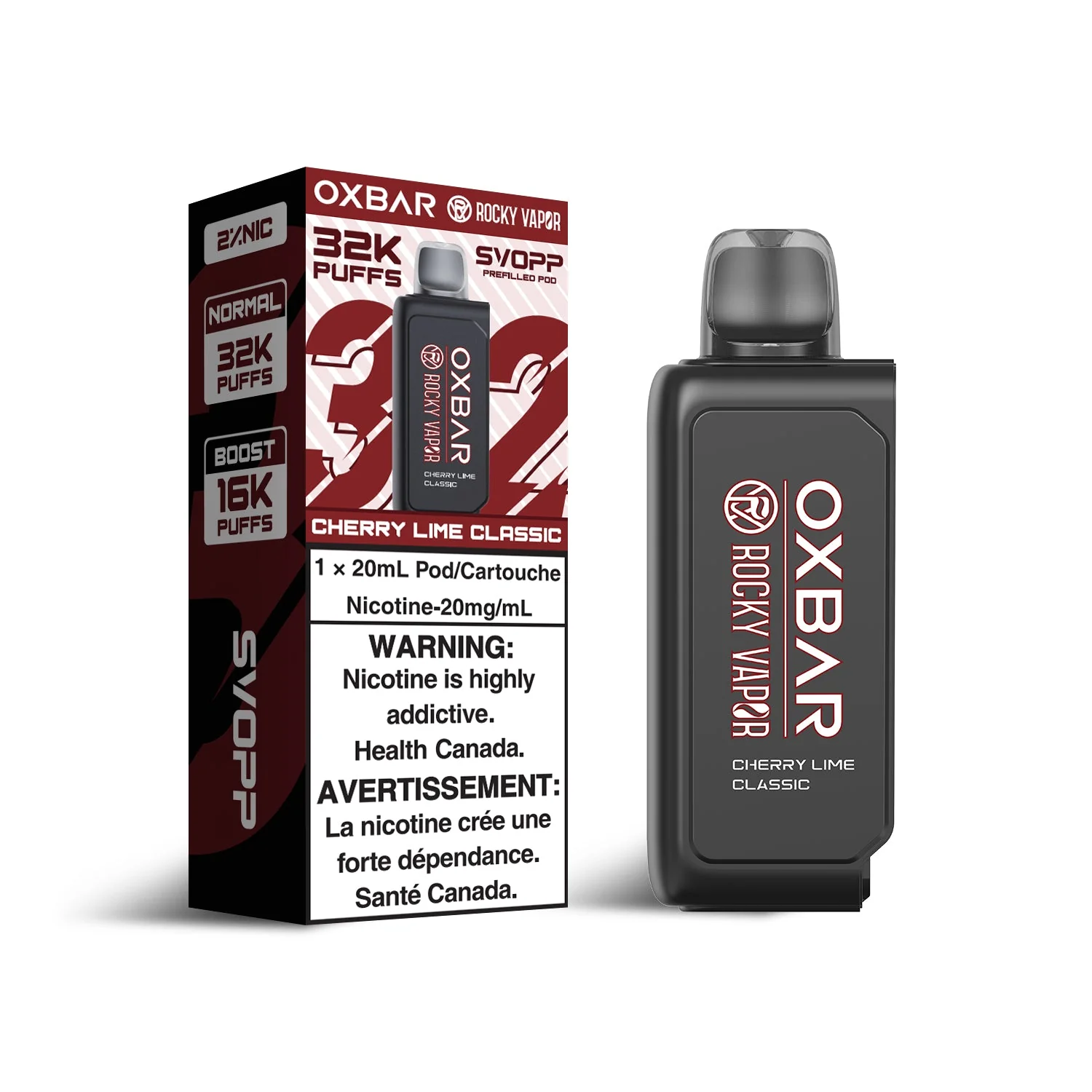 OxBar X Rocky Vapor - Svopp 32k | Vape Cloud Canada - Image 8