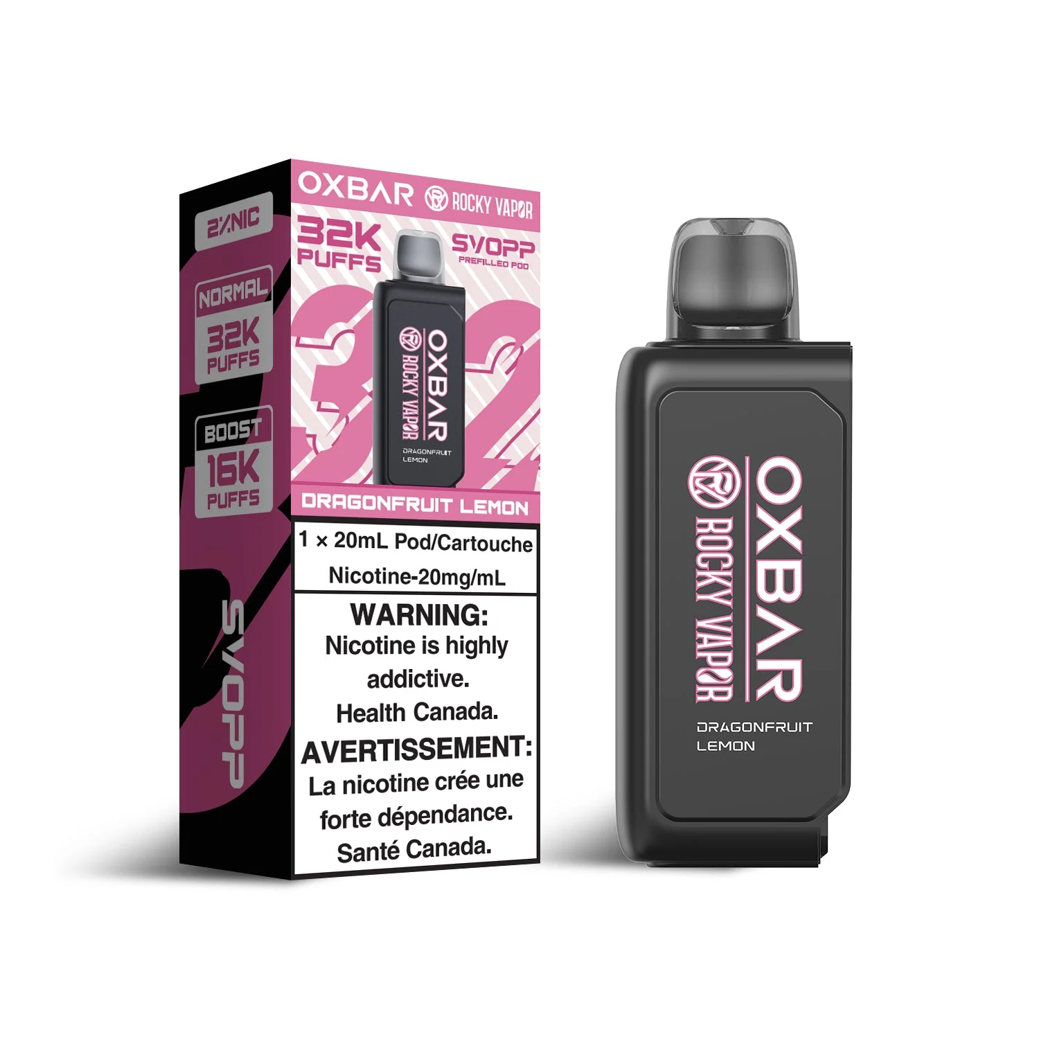 OxBar X Rocky Vapor - Svopp 32k | Vape Cloud Canada - Image 9