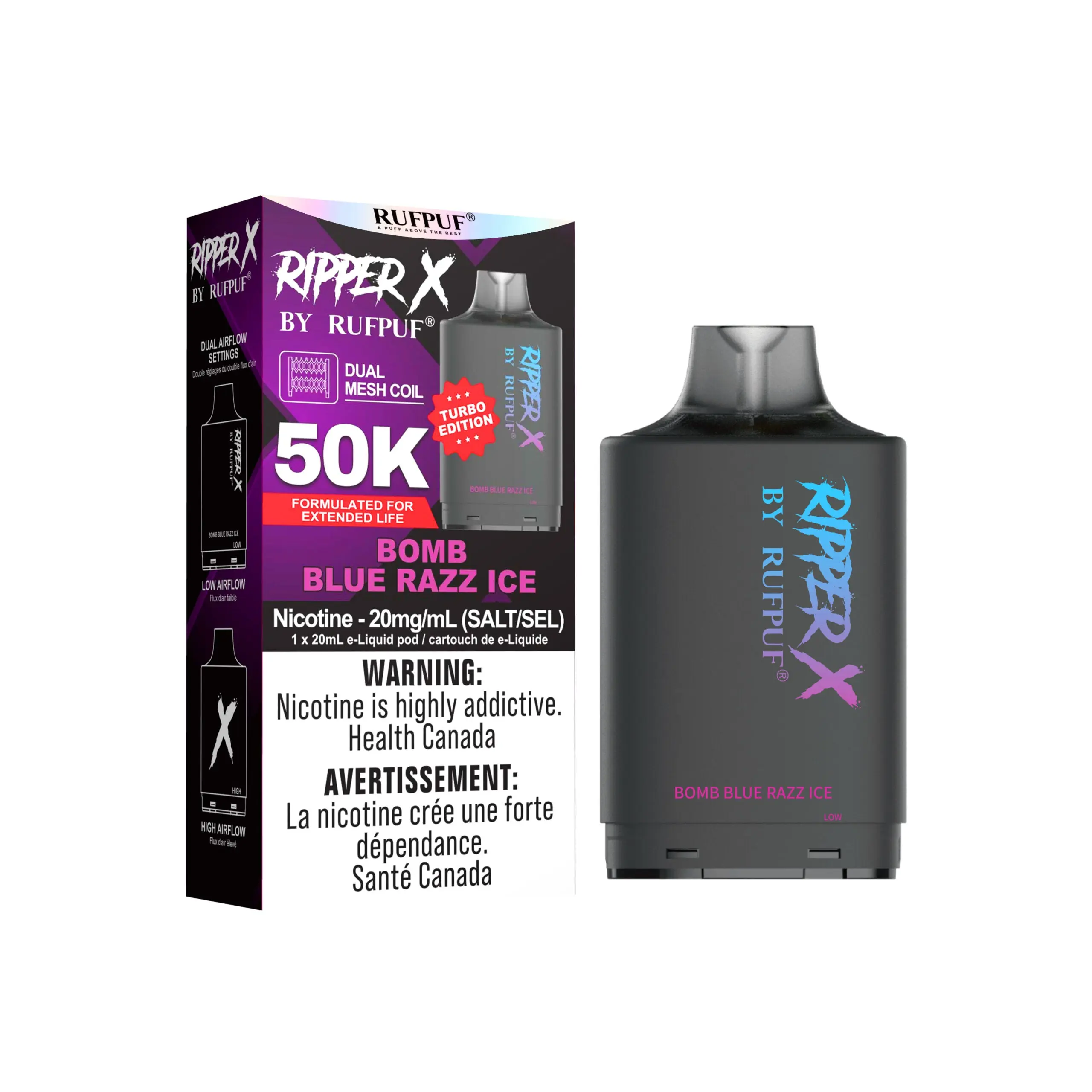 Ripper X 50k Pods | Vape Cloud Canada