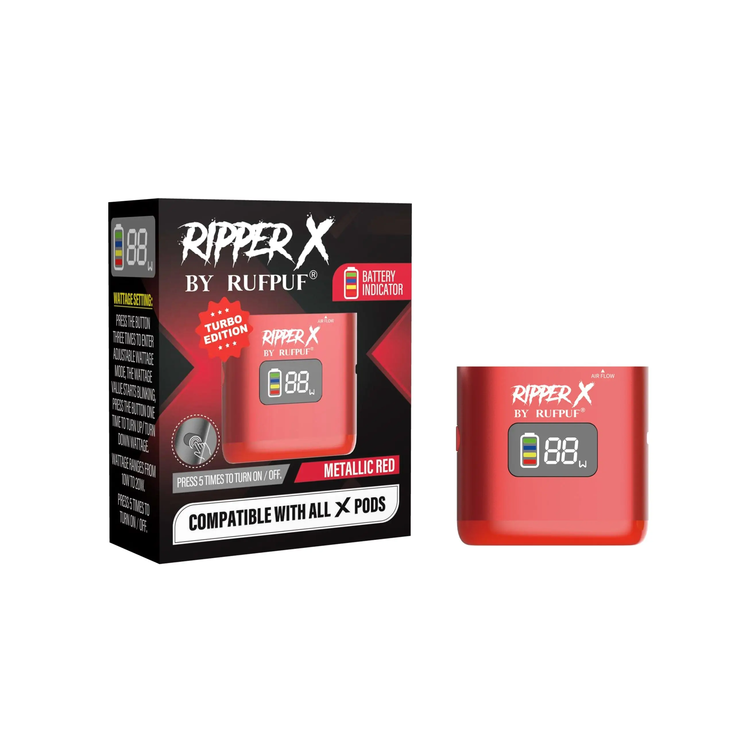 Ripper X Ultra Battery | Vape Cloud Canada - Image 6