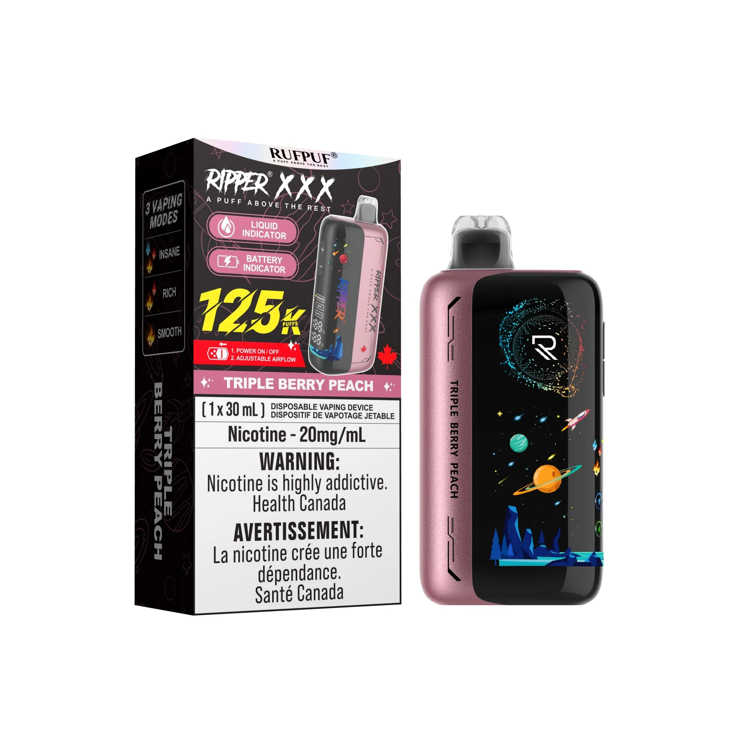 Ripper XXX 125K Disposable Vape - Image 3