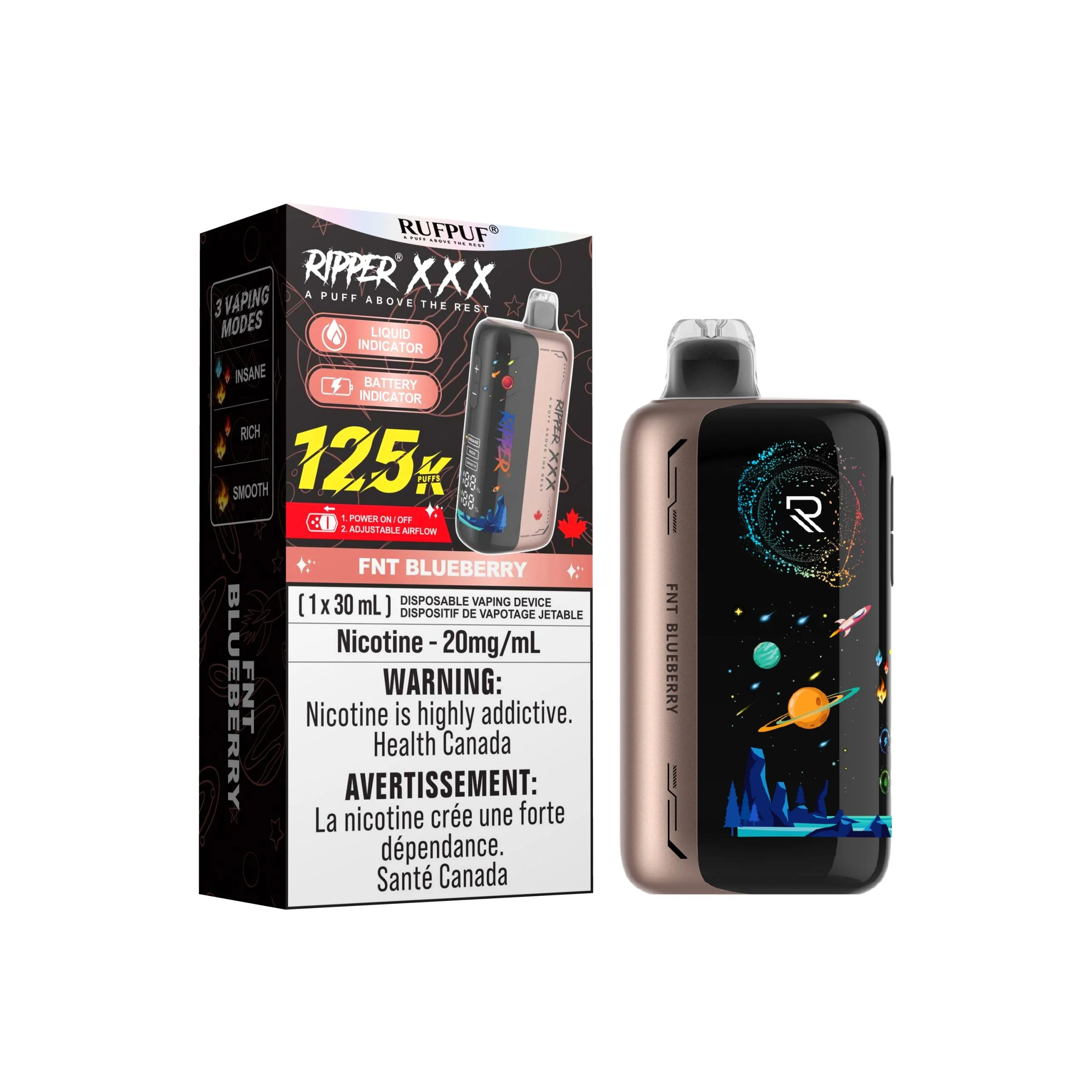 Ripper XXX 125K Disposable Vape - Image 5