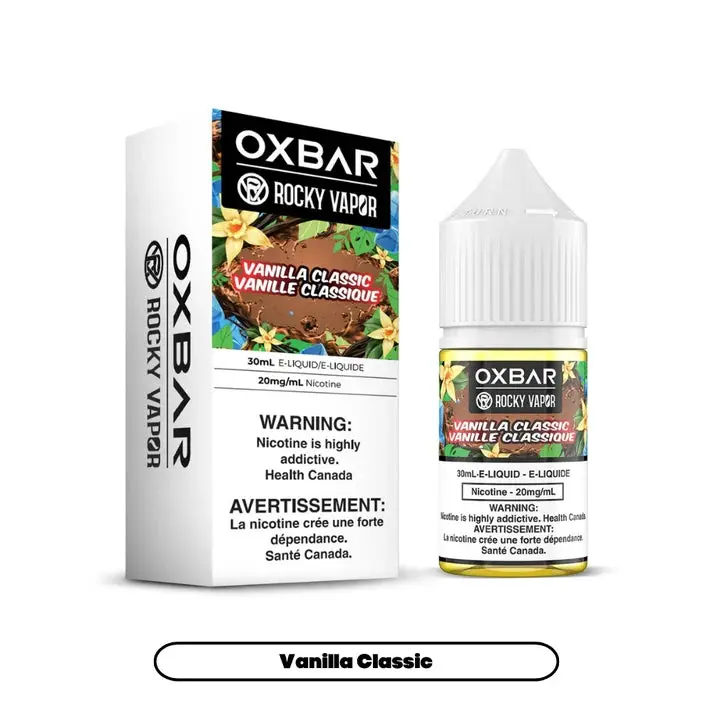 Rocky Vapor Oxbar E-liquids - Vanilla Classic | Vape Cloud Canada